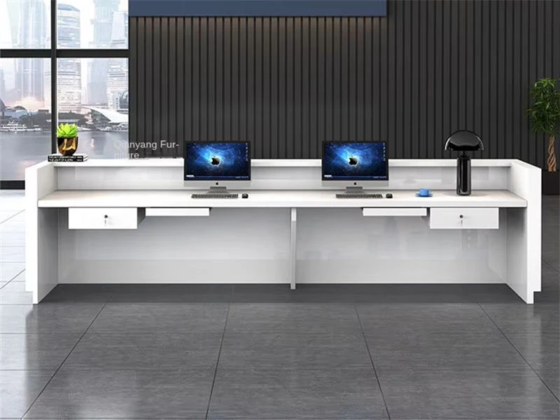 Modern Reception Desk with Counter | Office Desk Furniture