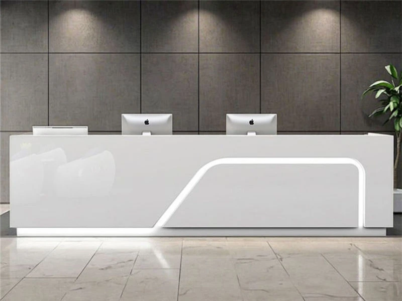 Modern Reception Desk with Counter | Office Desk Furniture