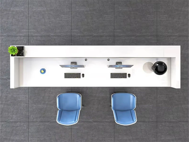 Modern Reception Desk with Counter | Office Desk Furniture
