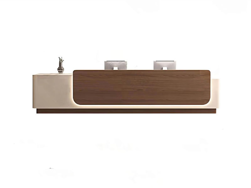 Cheap Tall Receptionist Desk | Modern Receptionist Counter