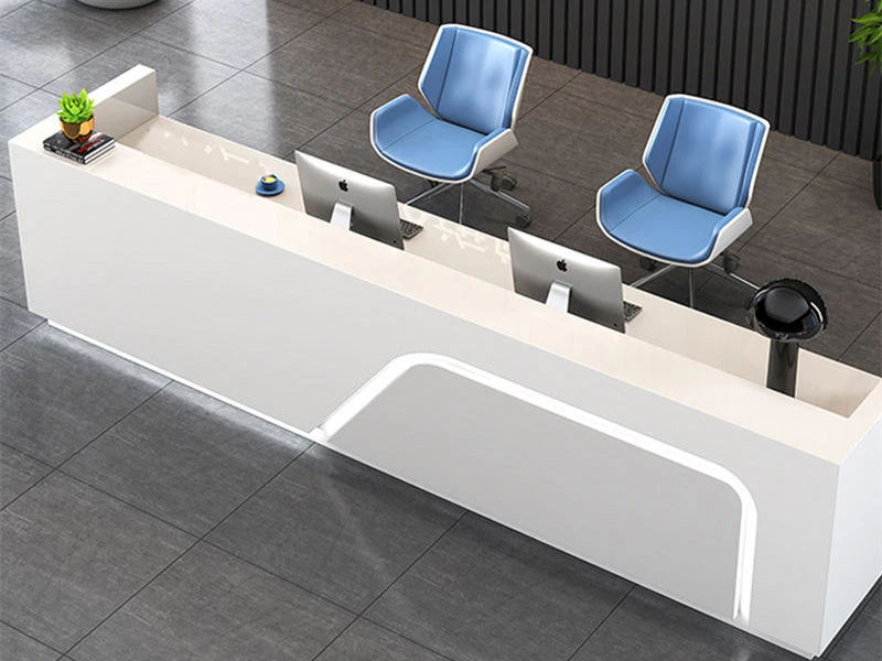 Modern Reception Desk with Counter | Office Desk Furniture