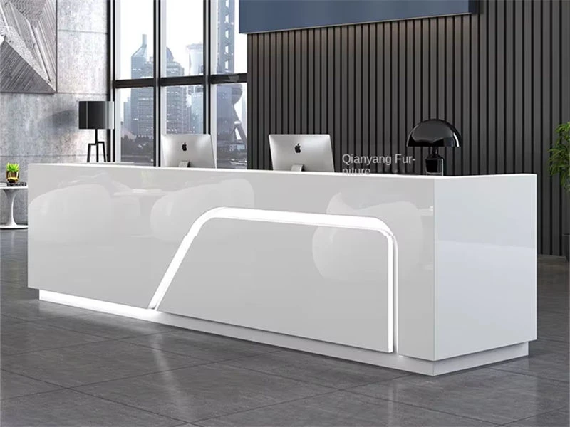 Modern Reception Desk with Counter | Office Desk Furniture