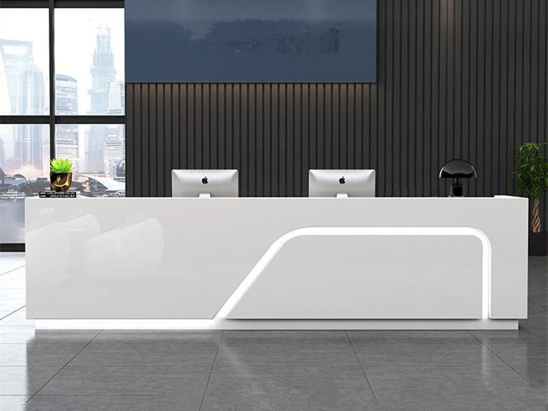 Modern Reception Desk with Counter | Office Desk Furniture