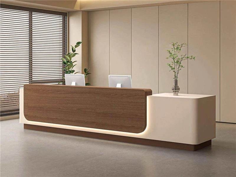 Cheap Tall Receptionist Desk | Modern Receptionist Counter