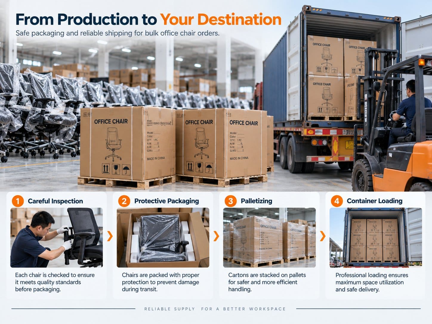 How to Find a Reliable B2B Office Chair Supplier in Asia?