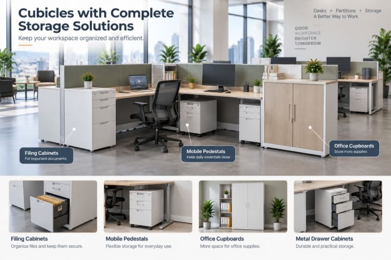 What Are the Top Office Cubicle Brands in Modular Interiors?