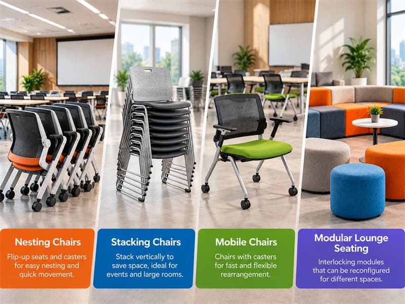 Which Chairs Are Best for Changing Office Layouts? Which Chairs Support Easy Reconfiguration for Changing Layouts?