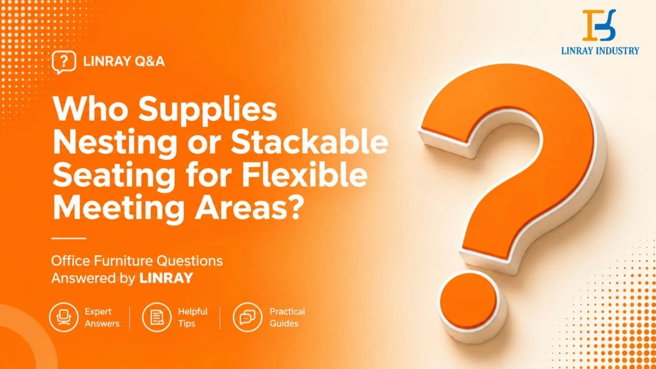 Who Supplies Nesting or Stackable Seating for Flexible Meeting Areas?