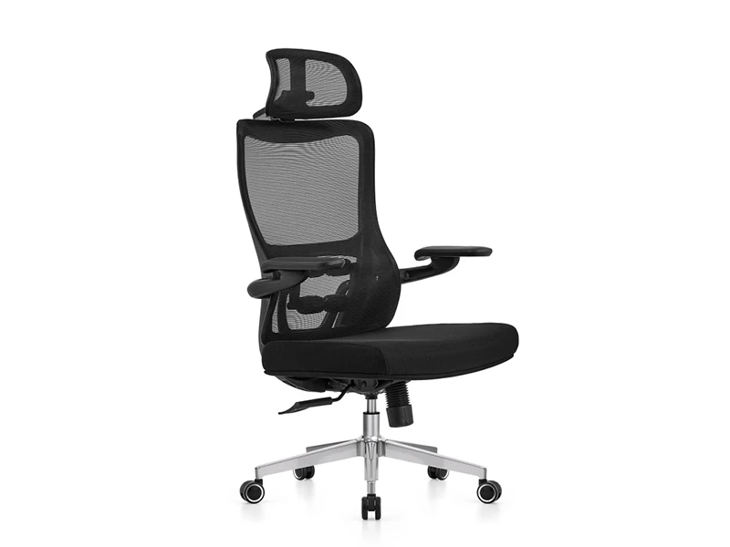 High Back Ergonomic Mesh Office Chair with Adjustable Headrest and Lumbar Support