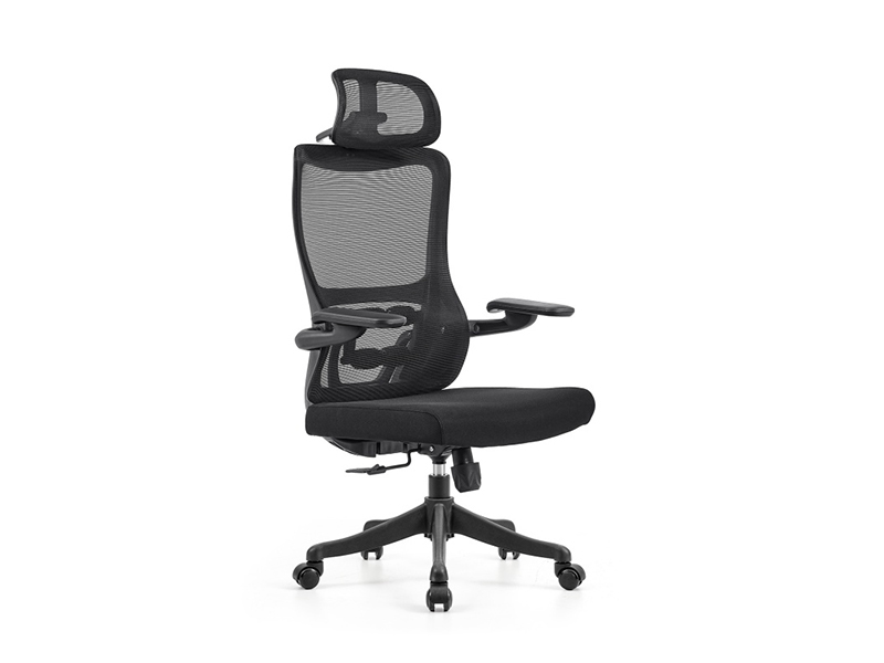 LR-2509A Ergonomic Mesh Office Chair with 4-Roller Lumbar Support