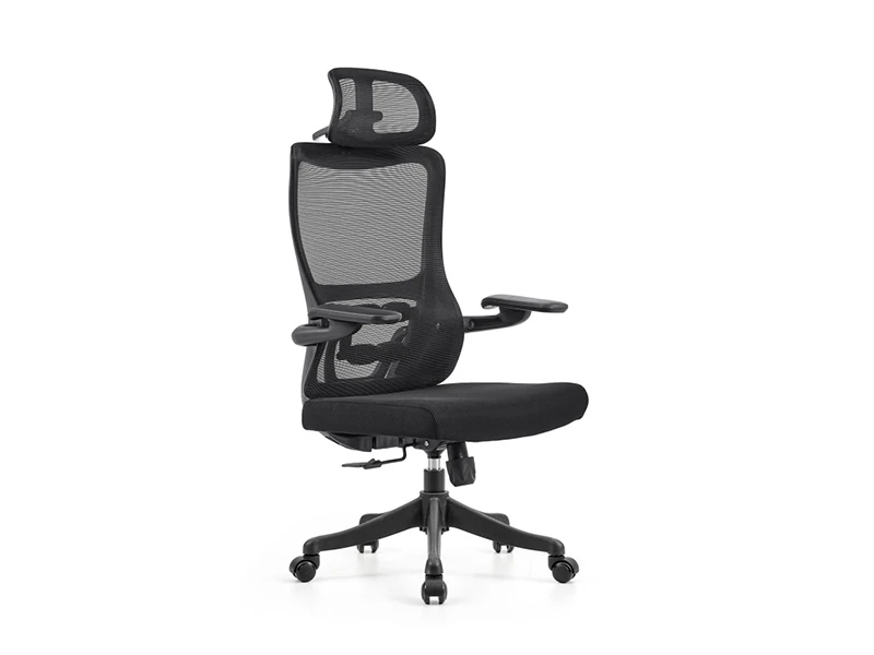 LR-2509A Ergonomic Mesh Office Chair with 4-Roller Lumbar Support