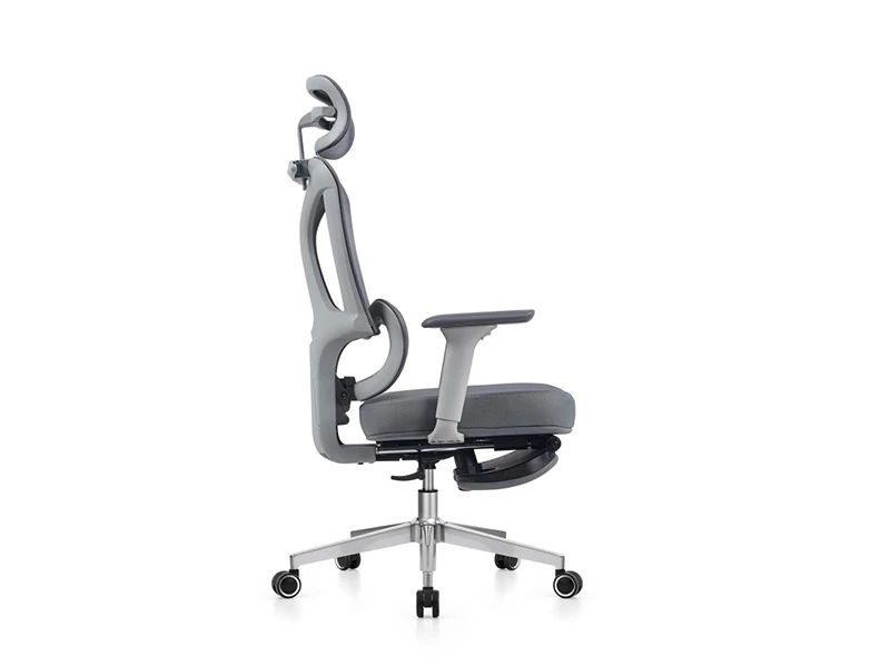 Gray Ergonomic Mesh Office Chair  High Back Adjustable Desk Chair