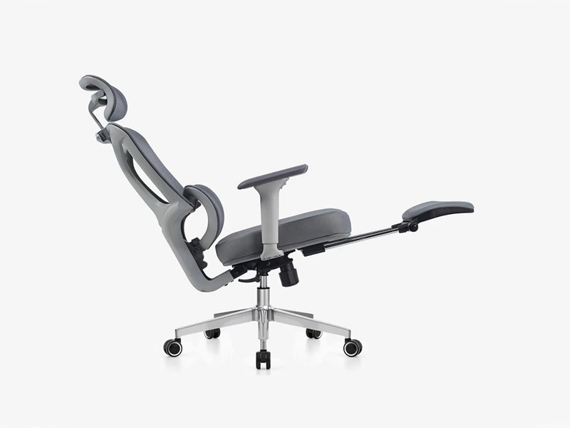Gray Ergonomic Mesh Office Chair  High Back Adjustable Desk Chair