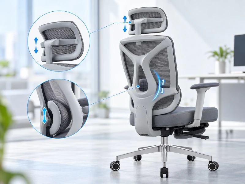 Adjustable Headrest and Lumbar Support