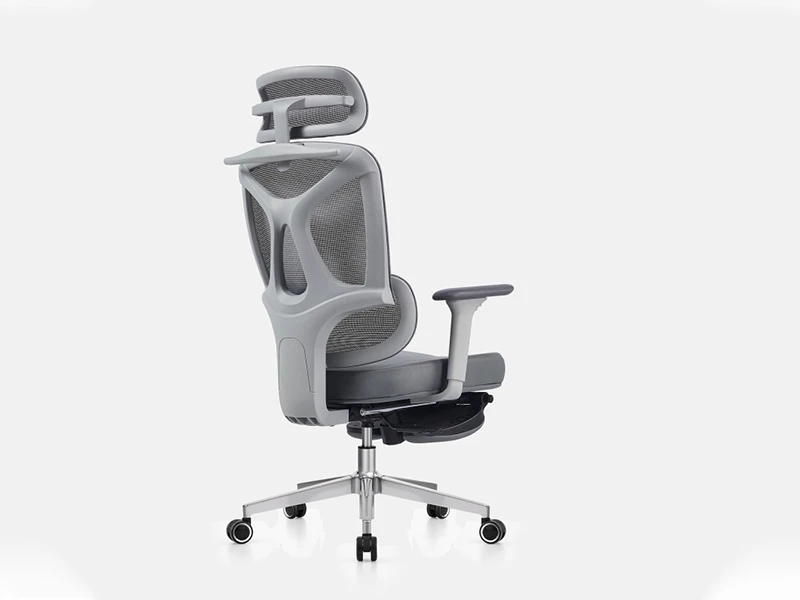 Gray Ergonomic Mesh Office Chair  High Back Adjustable Desk Chair