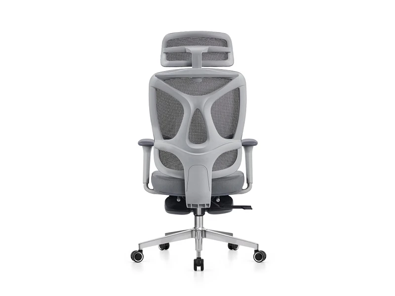 Gray Ergonomic Mesh Office Chair  High Back Adjustable Desk Chair