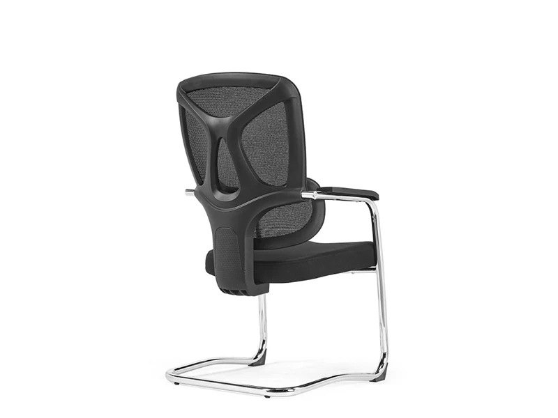 Ergonomic Mesh Office Visitor Chairs | Chrome Cantilever Guest Chair