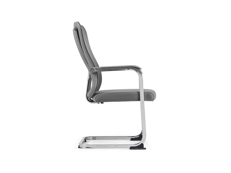 Gray Ergonomic Mesh Office Chair with Adjustable Headrest