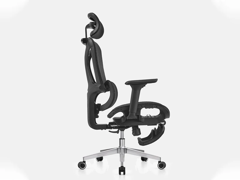 Ergonomic Full Mesh Office Chair | High Back Reclining Desk Chair with Footrest