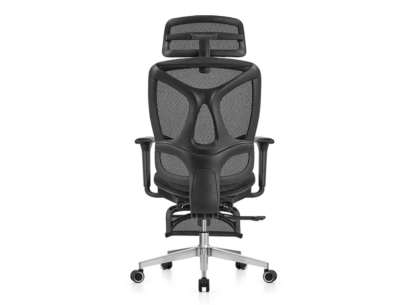 Ergonomic Full Mesh Office Chair | High Back Reclining Desk Chair with Footrest