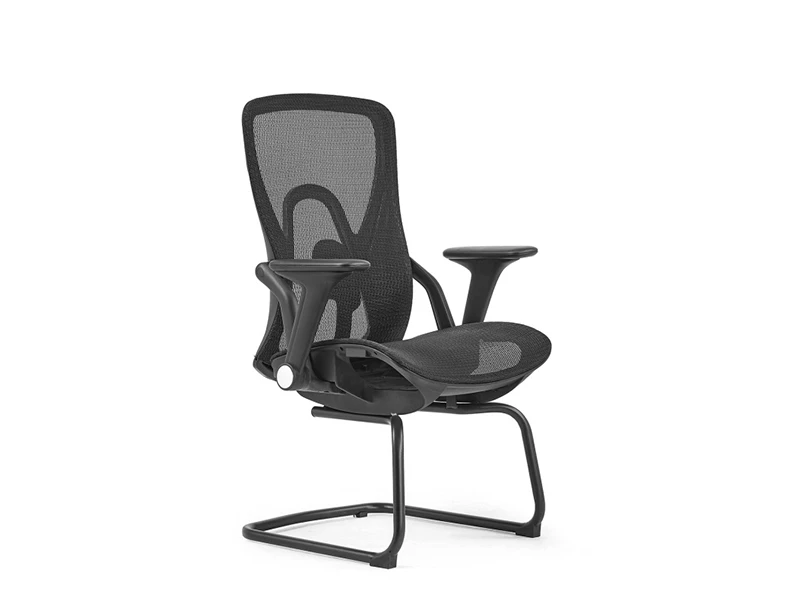 FR-2689D-3 Full Mesh Office Visitor Chair | Ergonomic Cantilever Guest Chair