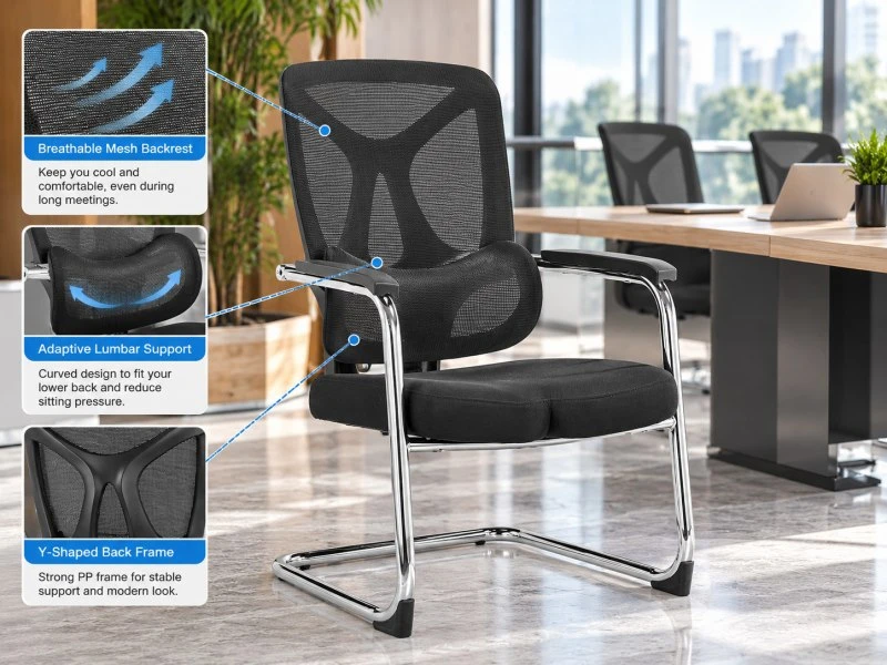 Padded Seat and Chrome Frame